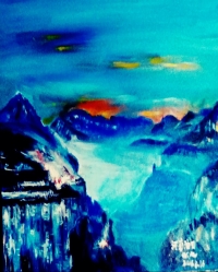 油画作品——河南油田