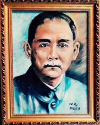 油画作品——孙中山